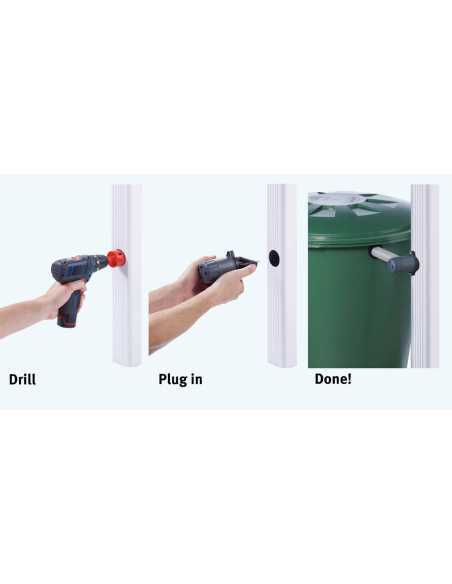 Regnvannsfilter for takrenne “Quattro”