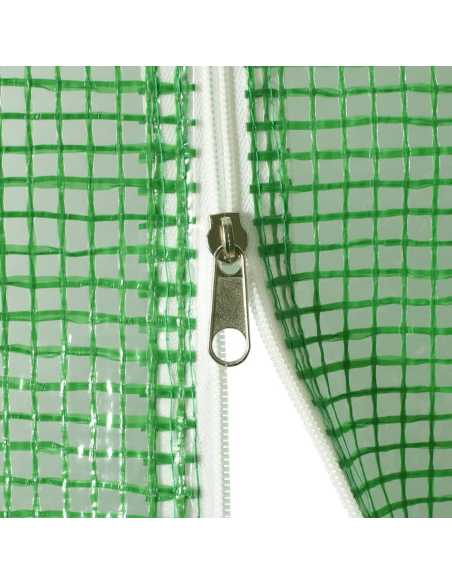 Drivhus med stålramme grønn 24m² 6x4x2m