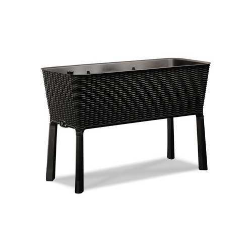 Blomsterkasse (EASY GROW) Antrasittgrå