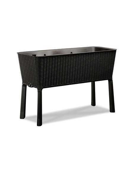 Blomsterkasse (EASY GROW) Antrasittgrå