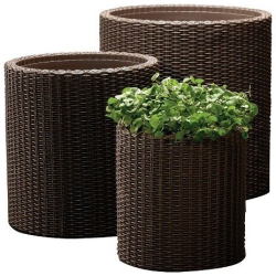 Blomsterpotte (CYLINDER) Brun