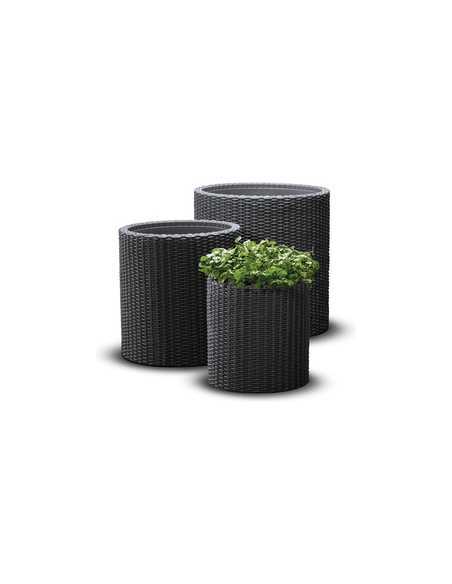 Blomsterpotte (CYLINDER) Brun