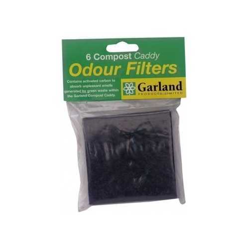 Luktfilter for kompostbøtte “Caddy”, 6 stk.