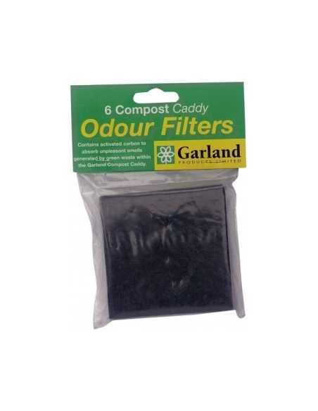 Luktfilter for kompostbøtte “Caddy”, 6 stk.