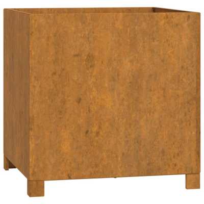 Plantekasser 2 stk 49x47x50cm cortenstål