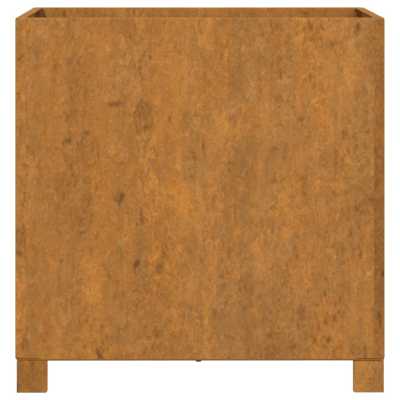 Plantekasser 2 stk 49x47x50cm cortenstål
