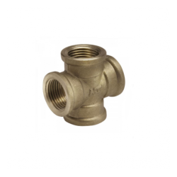 Kryss Kobling messing 1″ innv.Gjenge