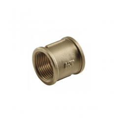 Muffe messing 1″ x 1″ innv.Gjenge