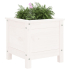 Plantekasse hvit 40x40x39 cm furu