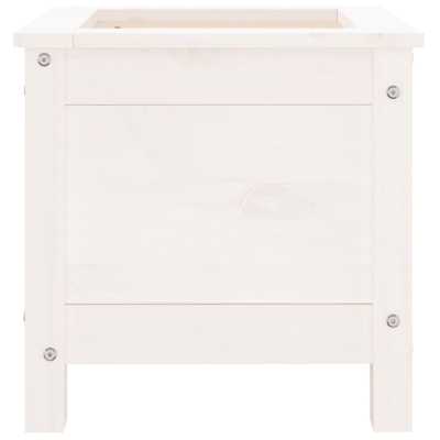 Plantekasse hvit 40x40x39 cm furu