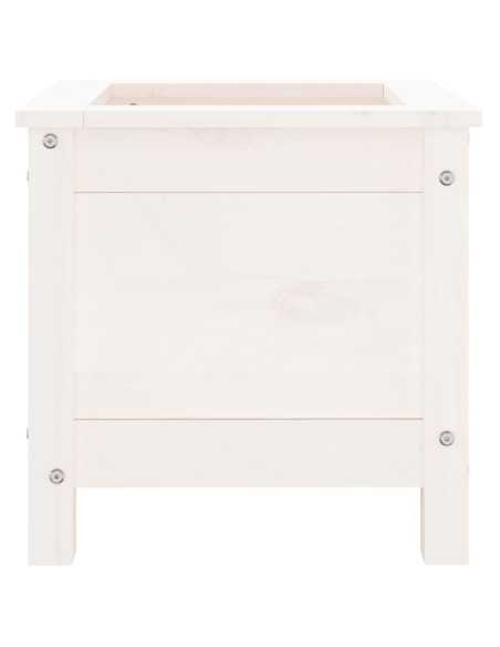 Plantekasse hvit 40x40x39 cm furu