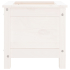 Plantekasse hvit 40x40x39 cm furu