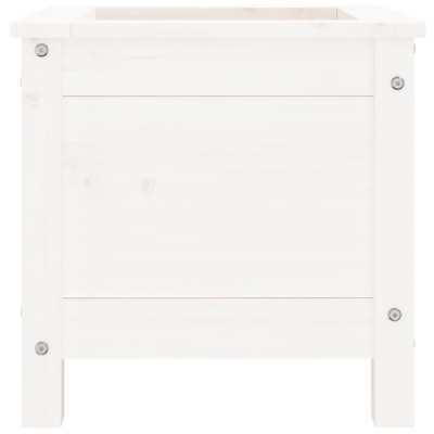 Plantekasse hvit 40x40x39 cm furu