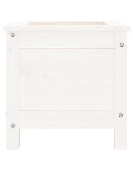 Plantekasse hvit 40x40x39 cm furu