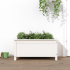 Plantekasse hvit 82,5x40x39cm furu