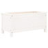 Plantekasse hvit 82,5x40x39cm furu