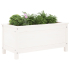 Plantekasse hvit 82,5x40x39cm furu