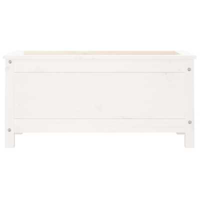 Plantekasse hvit 82,5x40x39cm furu