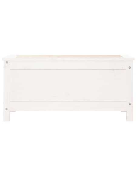 Plantekasse hvit 82,5x40x39cm furu
