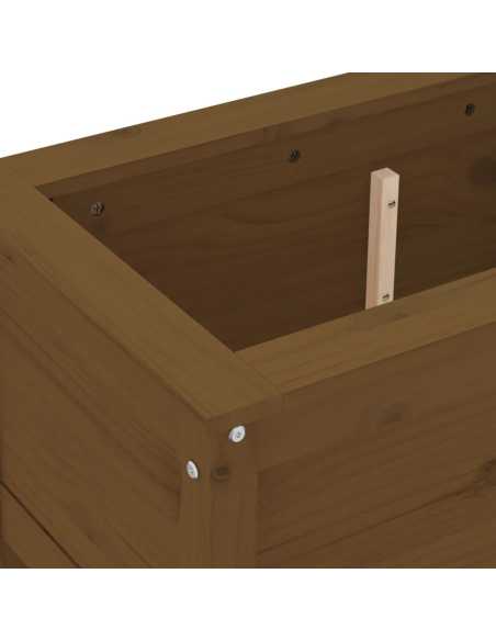 Plantekasse honningbrun 82,5x40x39cm furu