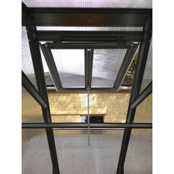 Takvindu Til Drivhus “Standard” Skrått Tak Med Plate