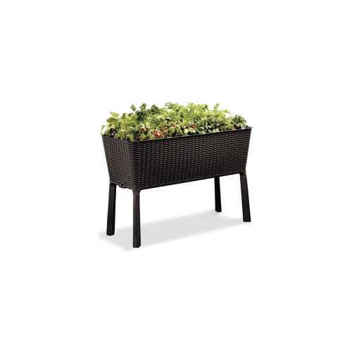 Blomsterkasse (EASY GROW) Brun
