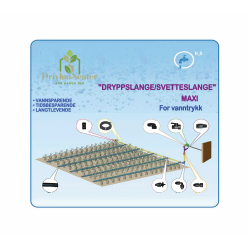 Dryppslange System “Dryppslange Maxi” For Vanntrykk