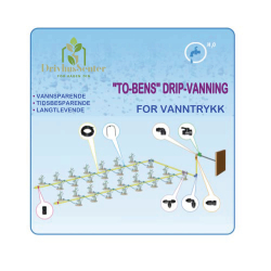 Micro-Drip Vanningssystem “To-Bens” For Vanntrykk