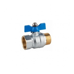 Kuleventil av messing 3/4" utv./innv.gjenge