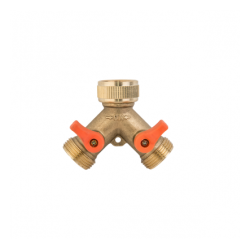 Kuleventil av messing 3/4" innv./utv.gjenge