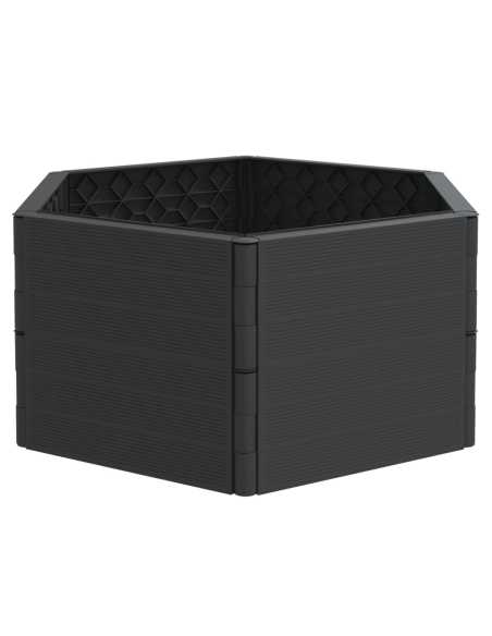 Plantekasser 2 stk antrasitt