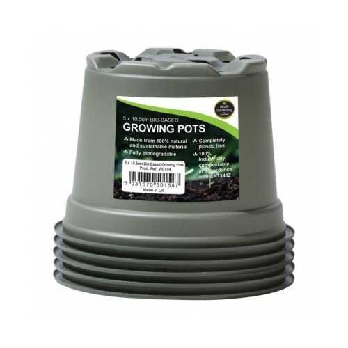 Nedbrytbare potter 13 cm (5 stk.)