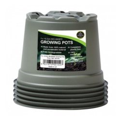 Nedbrytbare potter 13 cm (5 stk.)