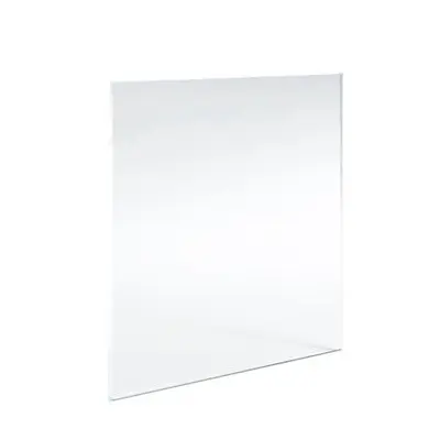3 mm drivhusglass 610 * 610 mm