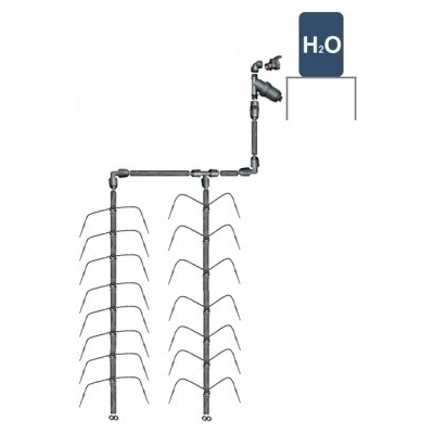 Micro-Drip vanningssystem “To-Bens” for vanntønne