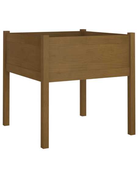 Plantekasser 2 stk honningbrun 70x70x70 heltre furu