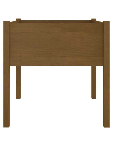 Plantekasser 2 stk honningbrun 70x70x70 heltre furu