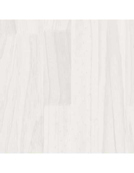 Plantekasser 2 stk hvit 50x50x70 cm heltre furu