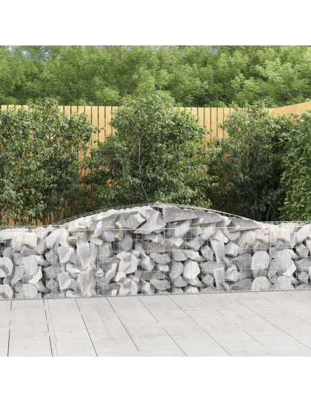 Gabion buet 400x50x60/80cm galvanisert jern
