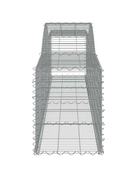 Gabion buet 400x50x60/80cm galvanisert jern