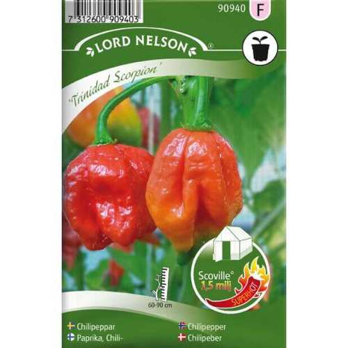Chilipepper "Trinidad Scorpion" Premium Frø