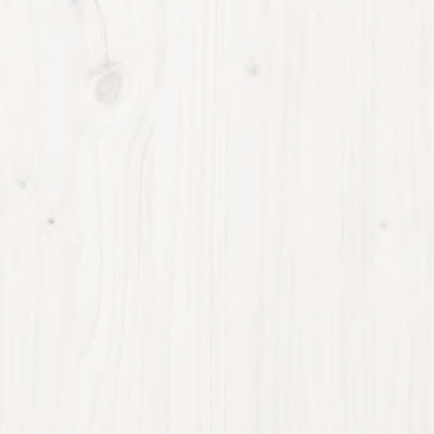 Hageplantekasse hvit 62x30x38 cm heltre furu