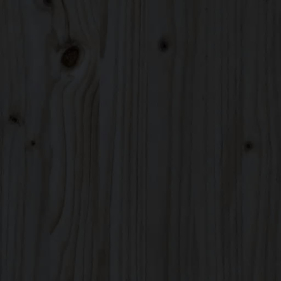 Hageplantekasse svart 62x30x69 cm heltre furu