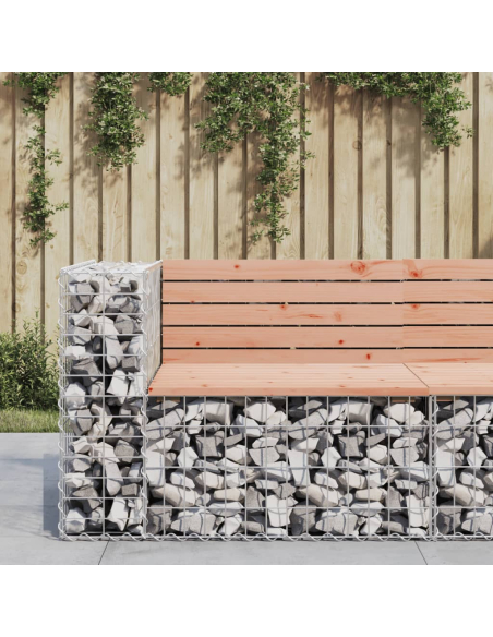 Hagebenk gabion 92x71x65,5cm gran