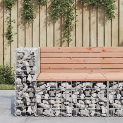 Hagebenk gabion 92x71x65,5cm gran