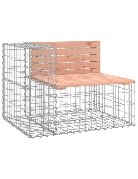 Hagebenk gabion 92x71x65,5cm gran