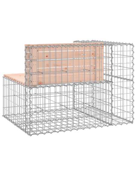 Hagebenk gabion 92x71x65,5cm gran