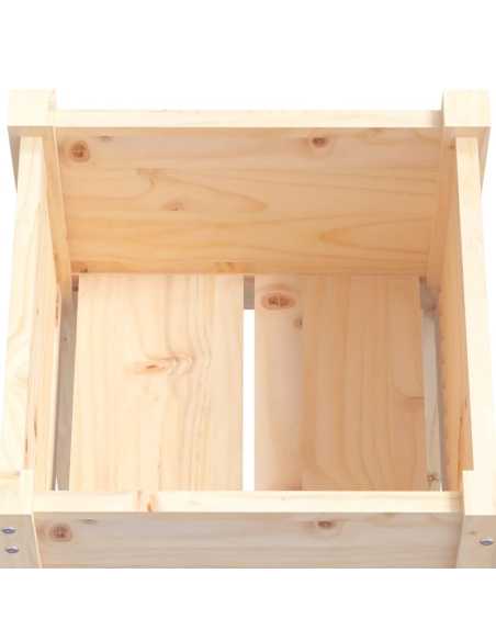 Plantekasser 2 stk 50x50x70 cm heltre furu