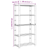 Oppbevaringshylle brun 80x38x170cm heltre