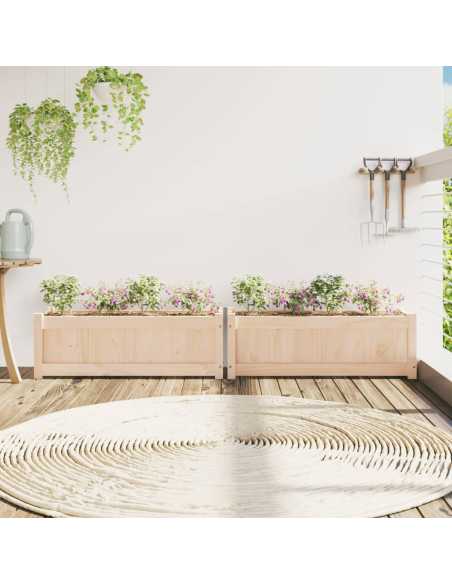 Plantekasser 2 stk heltre furu